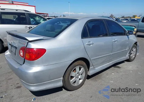2005 Toyota Corolla S z USA, uszkodzony, nr VIN 1NXBR32E35Z493967